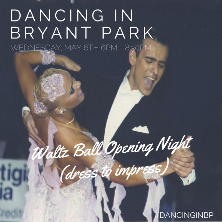 Dancing in Bryant Park
